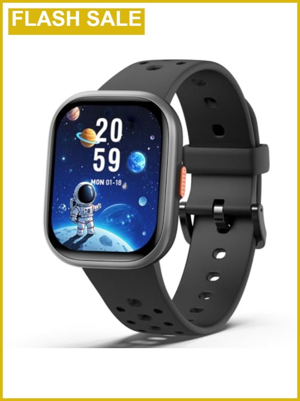 Kids Smart Watch Fitness Tracker 1.85in Screen 12 Puzzle Games Heart Rate Sleep